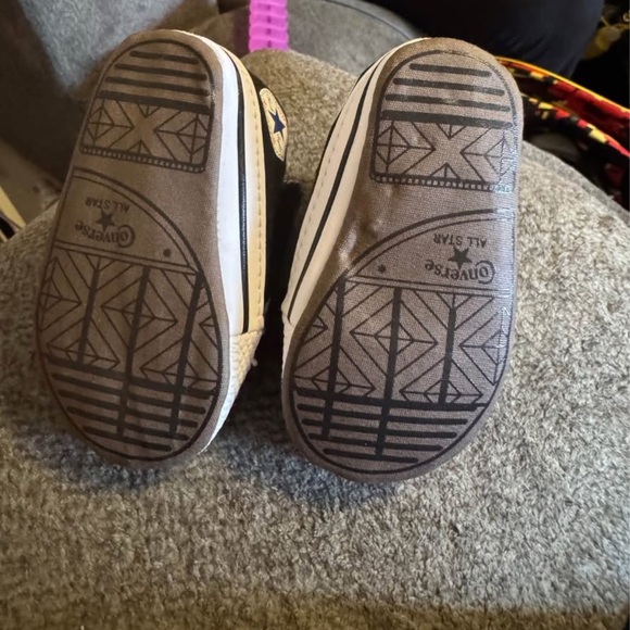 Classic Black and White Kids Sneakers - Picture 3 of 3